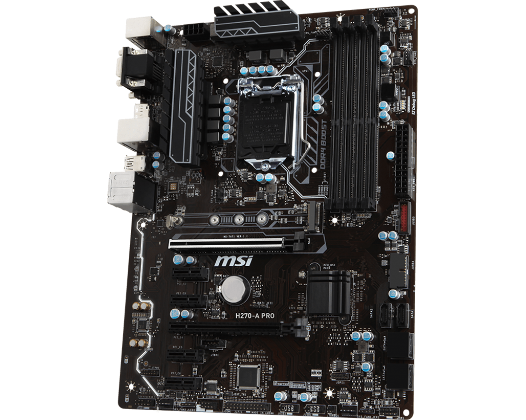 MSI H270-A Pro - Motherboard Specifications On MotherboardDB